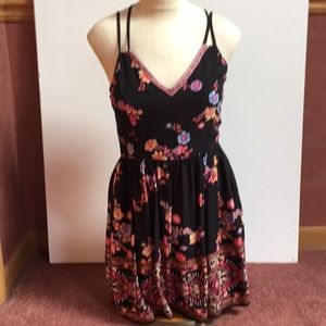 Strapped floral dress